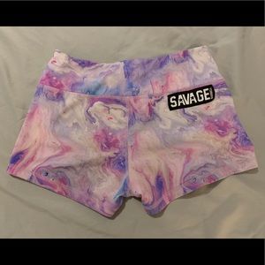 Savage Barbell Booty Shorts